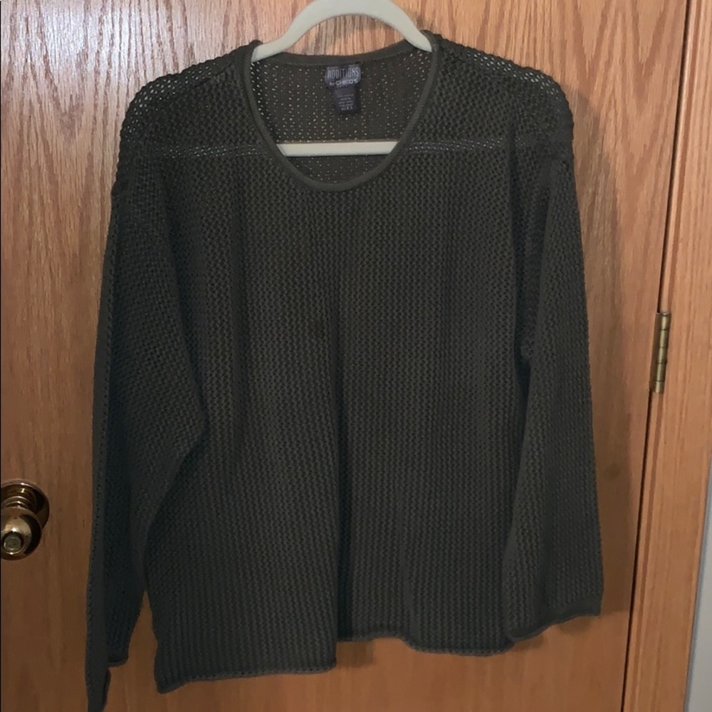 Chico size 3 Green Sweater
